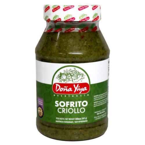 Doña Yiya Excelencia Sofrito Criollo, 32 oz