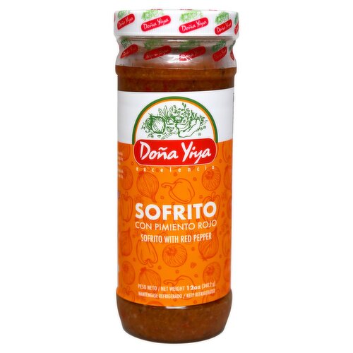 Doña Yiya Excelencia Sofrito with Red Pepper, 12 oz