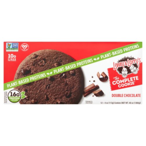 Lenny & Larry's The Complete Cookie Double Chocolate Cookies, 12 count, 48 oz