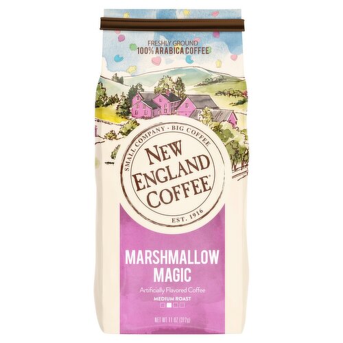 New England Coffee Marshmallow Magic Medium Roast Coffee, 11 oz
