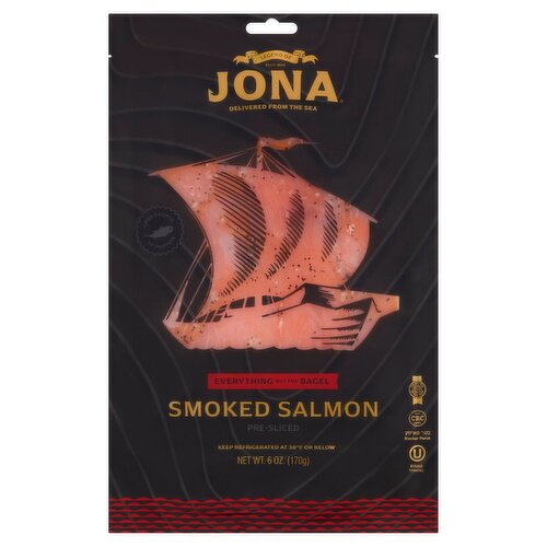 Jona Everything But the Bagel Smoked Salmon, 6 oz