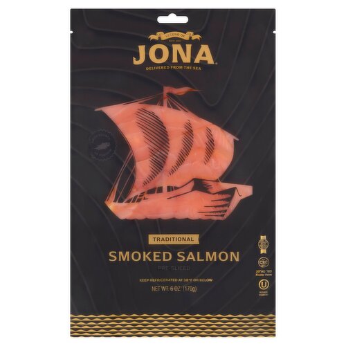 Jona Traditional Smoked Salmon, 6 oz