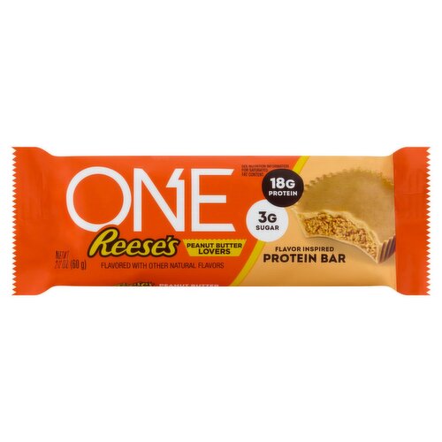 One Reese's Peanut Butter Lovers Protein Bar, 2.12 oz
