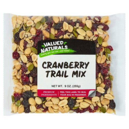 Valued Naturals Cranberry Trail Mix, 9 oz