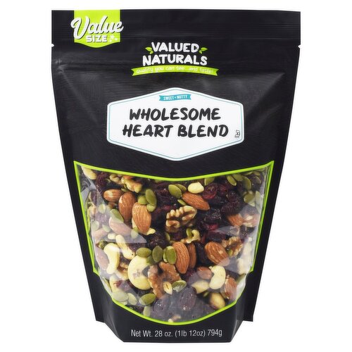 Valued Naturals Sweet + Nutty Wholesome Heart Blend Value Size, 28 oz