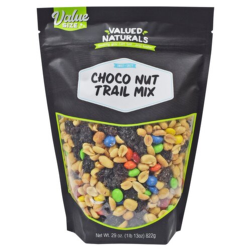 Valued Naturals Sweet + Salty Choco Nut Trail Mix Value Size, 29 oz