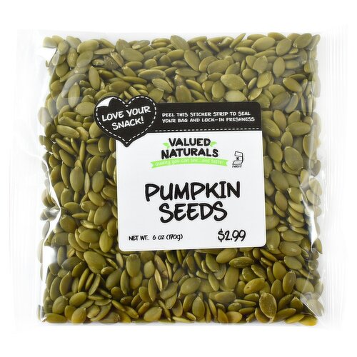 Valued Naturals Pumpkin Seeds, 6 oz