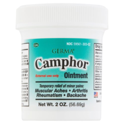 Germa Camphor Ointment, 2 oz