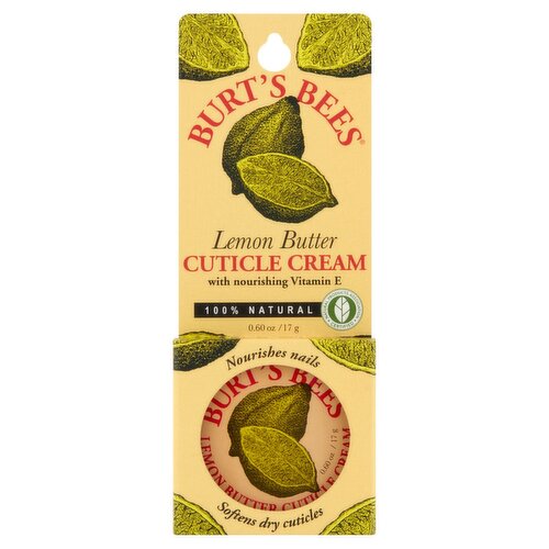 Burt's Bees Lemon Butter Cuticle Cream, 0.60 oz