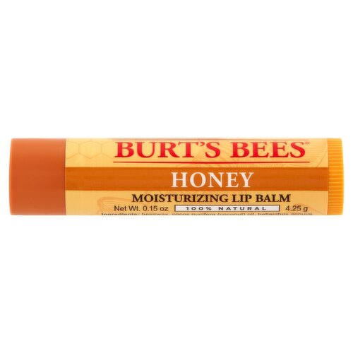 Burt's Bees Honey Moisturizing Lip Balm, 0.15 oz