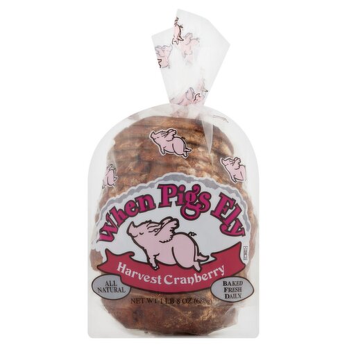 When Pigs Fly Harvest Cranberry Bread, 1 lb 8 oz