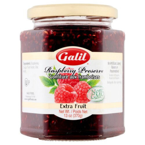 Galil Raspberry Preserve, 13 oz