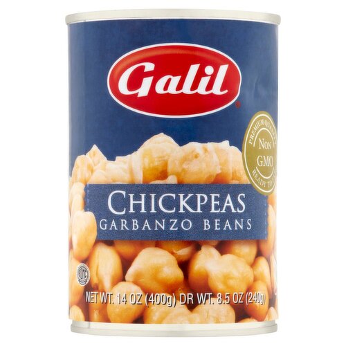 Galil Chickpeas Garbanzo Beans, 14 oz