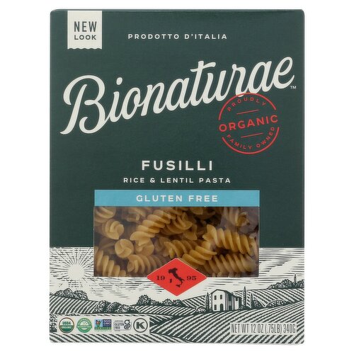 Bionaturæ Organic Gluten Free Fusilli Rice & Lentil Pasta, 12 oz