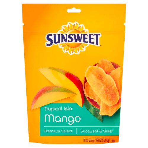 Sunsweet Pacific Tropicals Premium Dried Mango, 5 oz