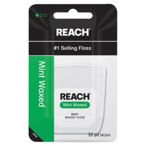 Reach 55 yd Mint Waxed Floss