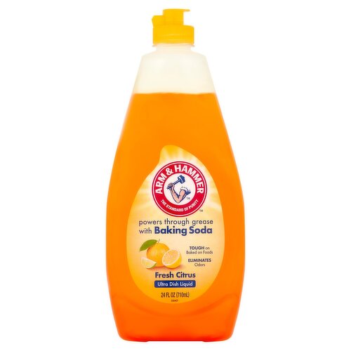 Arm & Hammer Fresh Citrus Ultra Dish Liquid, 24 fl oz