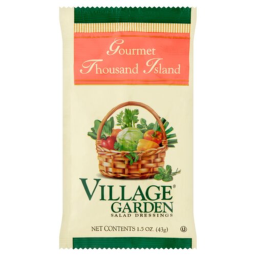 Village Garden Gourmet Thousand Island Salad Dressings, 1.5 oz