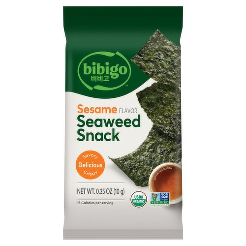 Bibigo Sesame Flavor Seaweed Snack, 0.35 oz