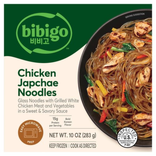 Bibigo Chicken Japchae Noodles, 10 oz