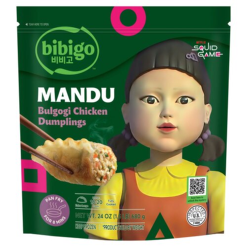 Bibigo Bulgogi Chicken Dumplings Mandu, 24 oz