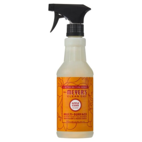 Mrs. Meyer's Clean Day Apple Cider Scent Multi-Surface Everyday Cleaner Limited Edition, 16 fl oz