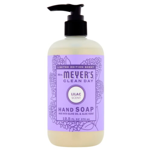 Mrs. Meyer's Clean Day Lilac Scent Hand Soap Limited Edition Scent, 12.5 fl oz