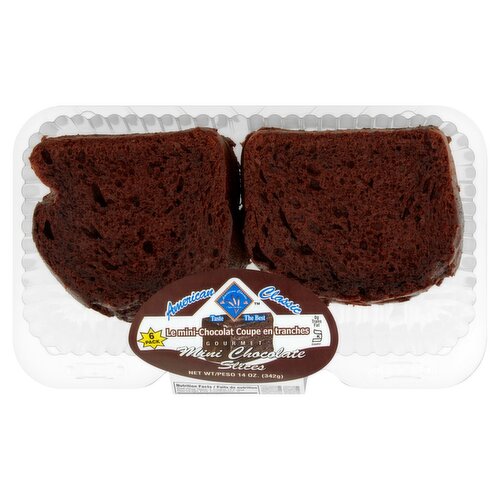 American Classic Gourmet Mini Chocolate Cake Slices, 6 count, 14 oz