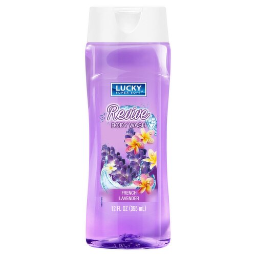 Lucky Super Soft French Lavender Revive Body Wash, 12 fl oz