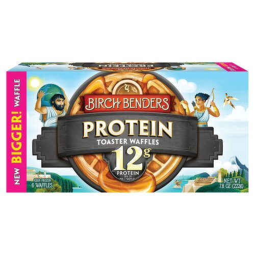 Birch Benders Protein Frozen Waffles, 6 count, 7.8 oz