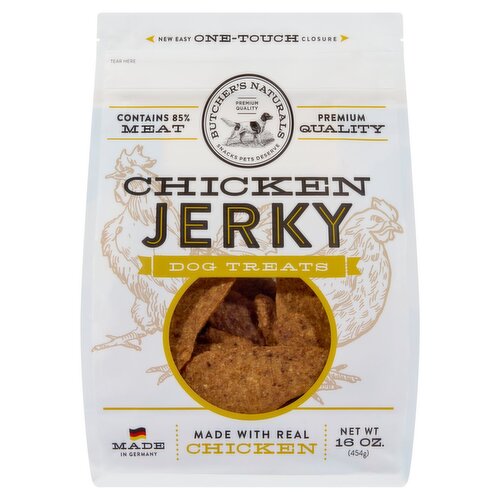 Butcher's Naturals Chicken Jerky Dog Treats, 16 oz