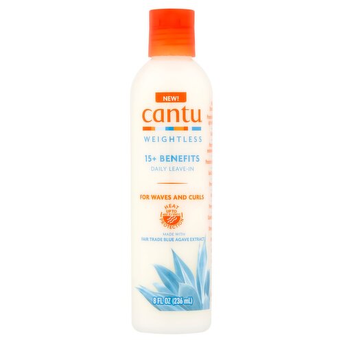 Cantu Weightless 15+ Benefits Daily Leave-in, 8 fl oz