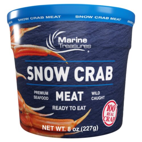 Marine Treasures Snow Crab Meat, 8 oz