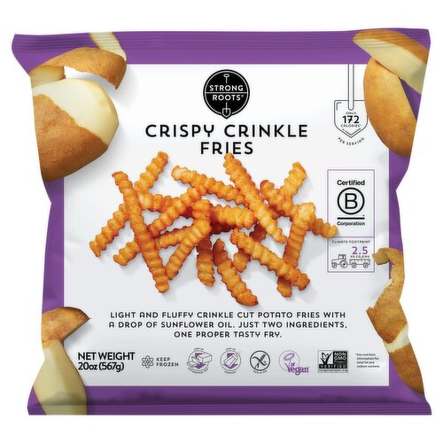 Strong Roots Crispy Crinkle Fries, 20 oz