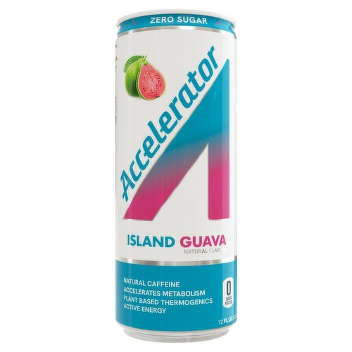 A SHOC Accelerator Island Guava Energy Drink, 12 fl oz