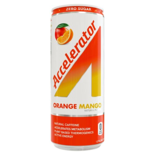 A SHOC Accelerator Orange Mango Energy Drink, 12 fl oz