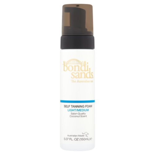 Bondi Sands Light/Medium Coconut Scent Self Tanning Foam, 5.07 fl oz