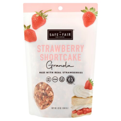 The Safe + Fair Food Company Strawberry Shortcake Granola, 12 oz