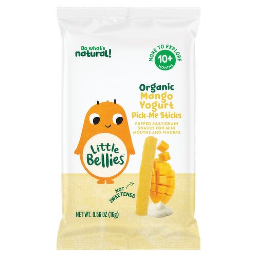 Little Bellies Organic Mango Yoghurt Pick-Me Sticks, 10+ Months, 0.56 oz