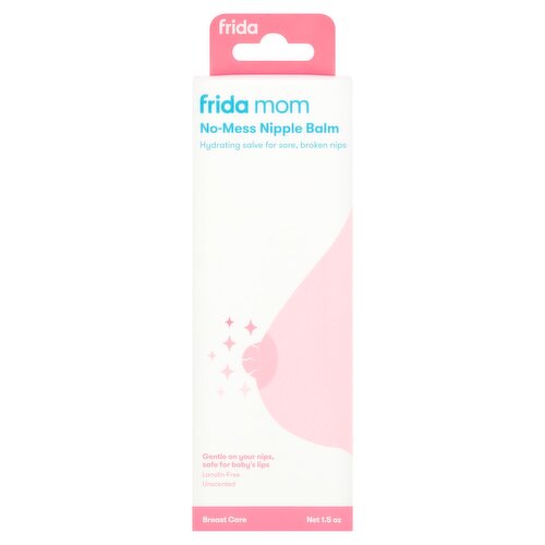 Frida Mom Unscented Breast Care No-Mess Nipple Balm, 1.5 oz