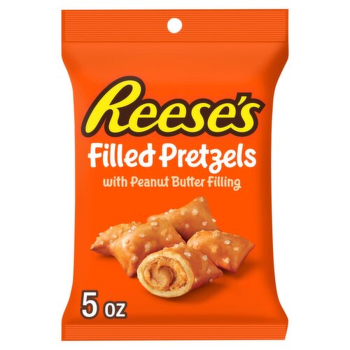 Reese's Filled Pretzels with Peanut Butter Filling, 5 oz