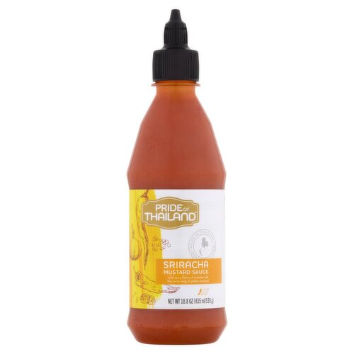 Pride of Thailand Sriracha Mustard Sauce, 18.8 oz