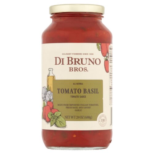 Di Bruno Bros. Tomato Basil Tomato Sauce, 24 oz