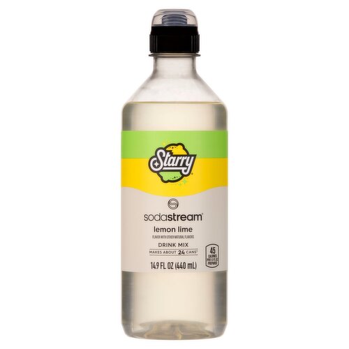 Sodastream Starry Lemon Lime Drink Mix, 14.9 fl oz