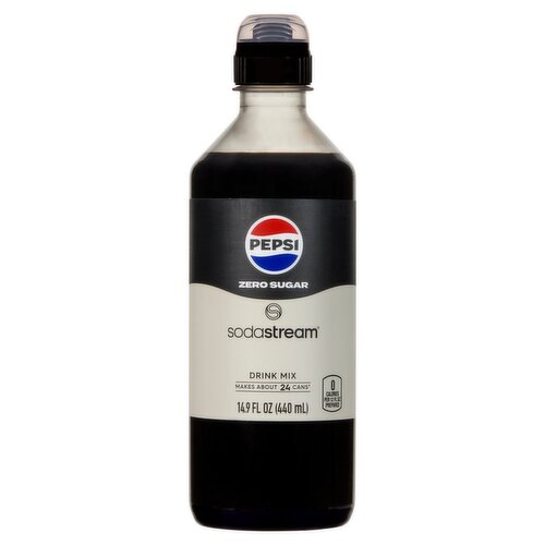 Sodastream Pepsi Zero Sugar Drink Mix, 14.9 fl oz