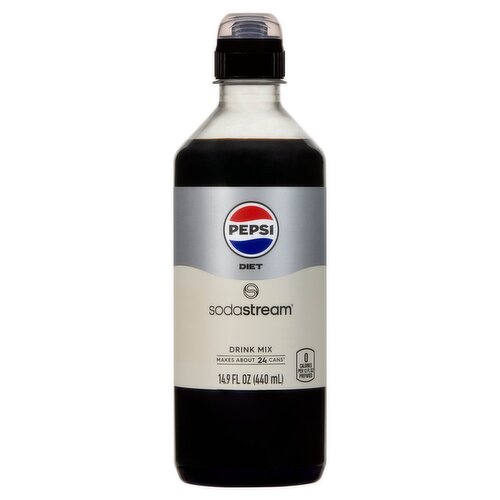 Sodastream Pepsi Diet Drink Mix, 14.9 fl oz