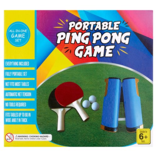 Global Crossing All-in-One Portable Ping Pong Game Set