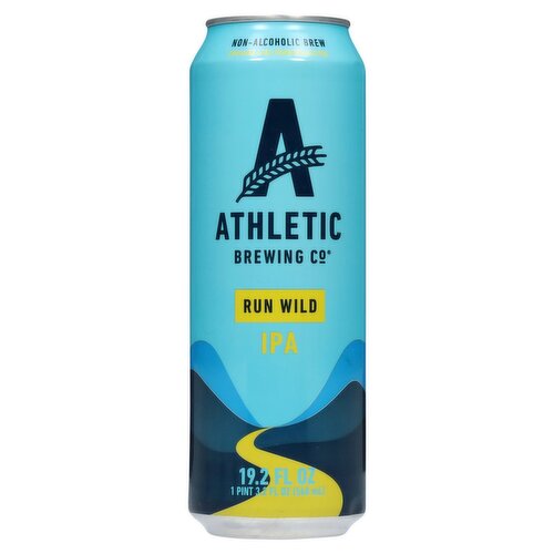 Athletic Brewing Co Run Wild IPA Non-Alcoholic Brew, 19.2 fl oz