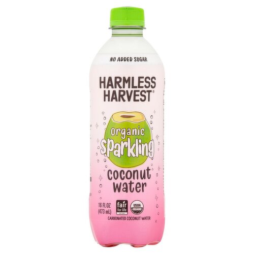 Harmless Harvest Organic Sparkling Coconut Water, 16 fl oz