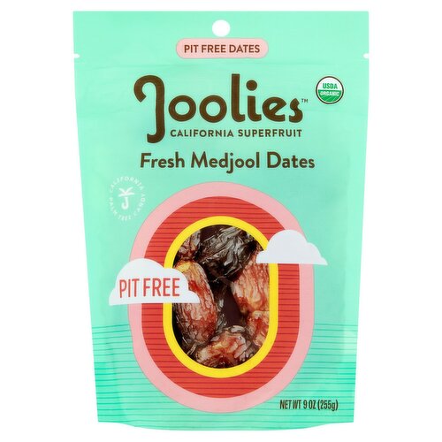 Joolies Pit Free Fresh Medjool Dates, 9 oz